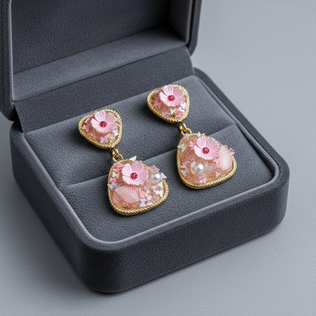 Rose Bloom Designer Earrings