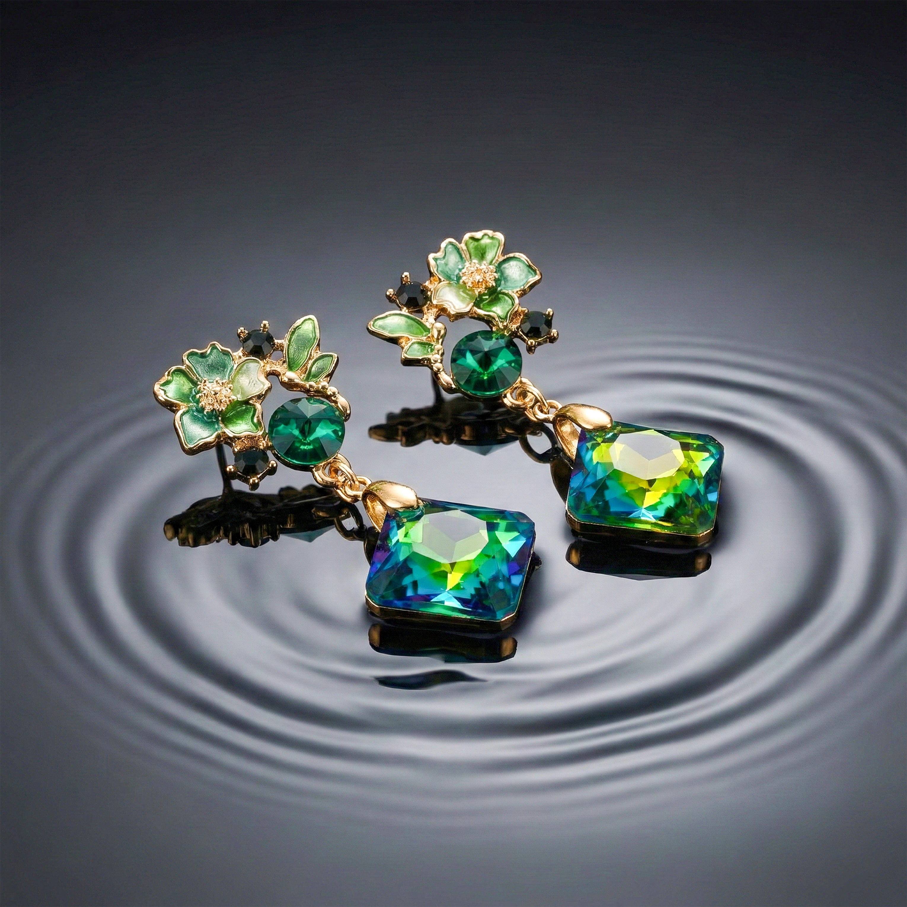 Velvet Emerald Luxe Earrings