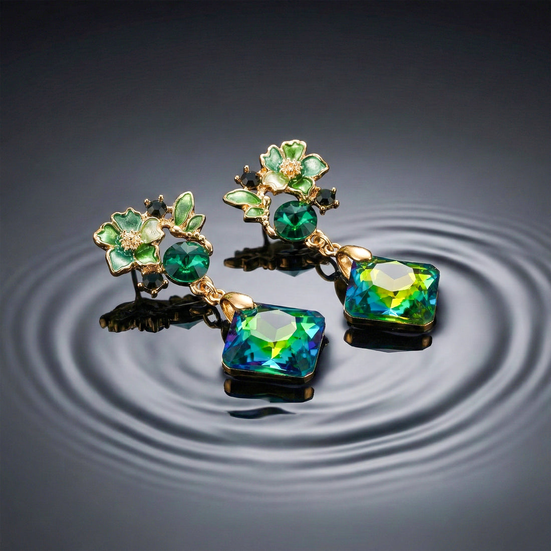 Velvet Emerald Luxe Earrings