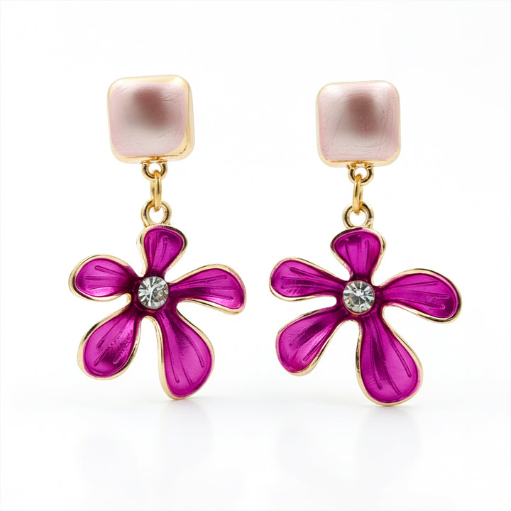 Blush Flower Chic Earrings