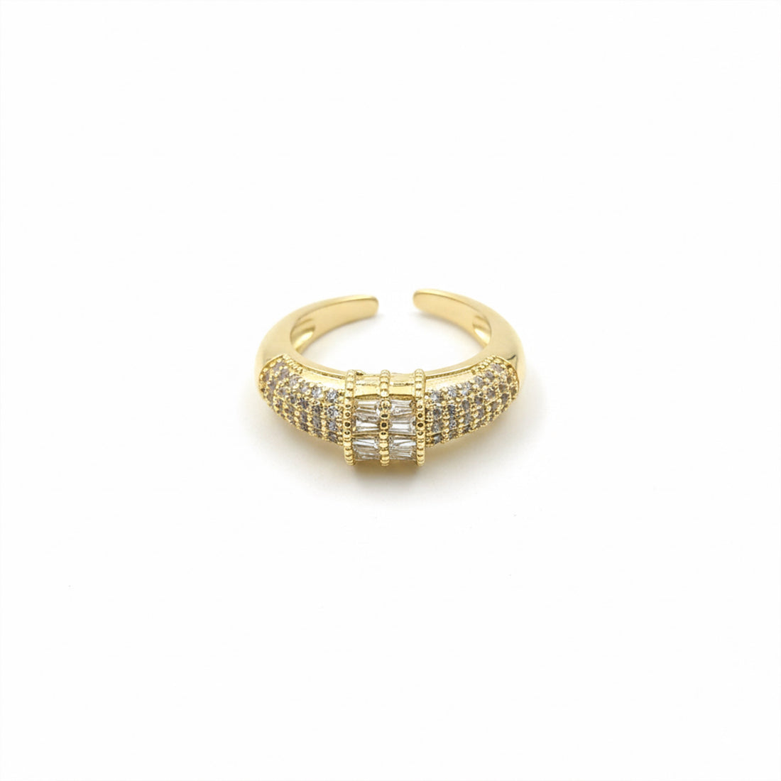 Imperial Baguette Luxe Zircon Ring