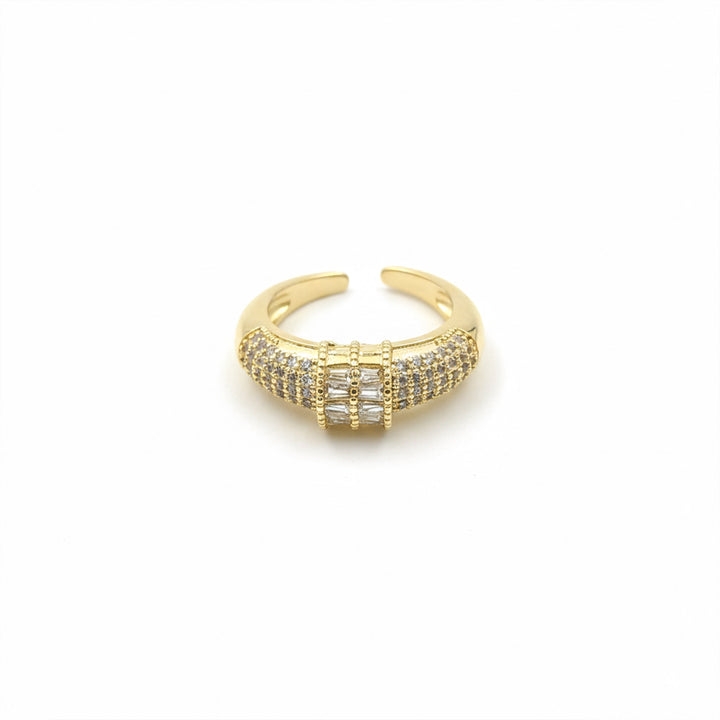 Imperial Baguette Luxe Zircon Ring