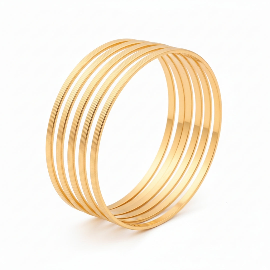 Classic Slim Gold Bangles