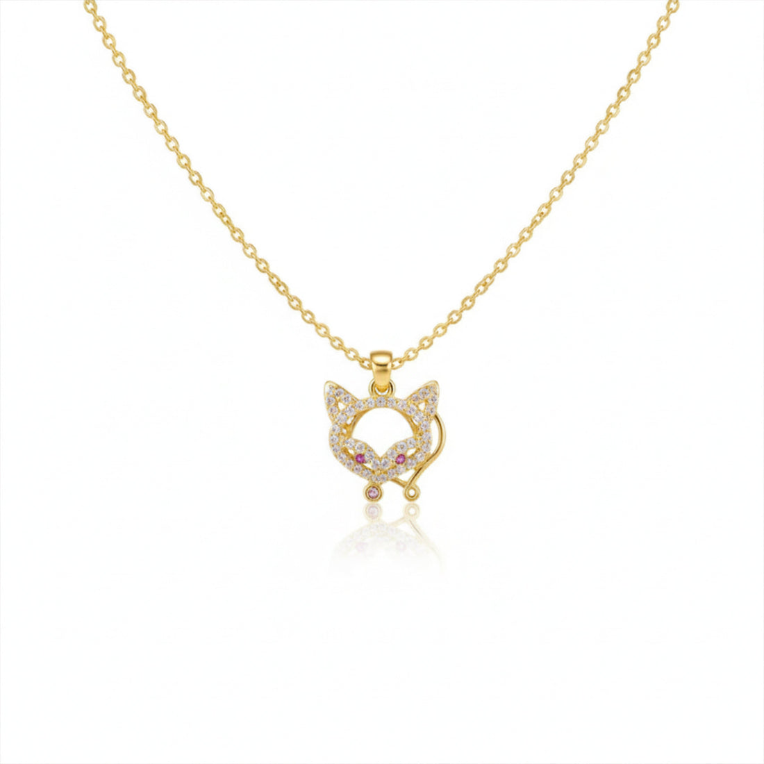 Celestia Star Halo Pendant Necklace
