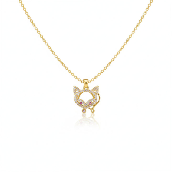 Celestia Star Halo Pendant Necklace