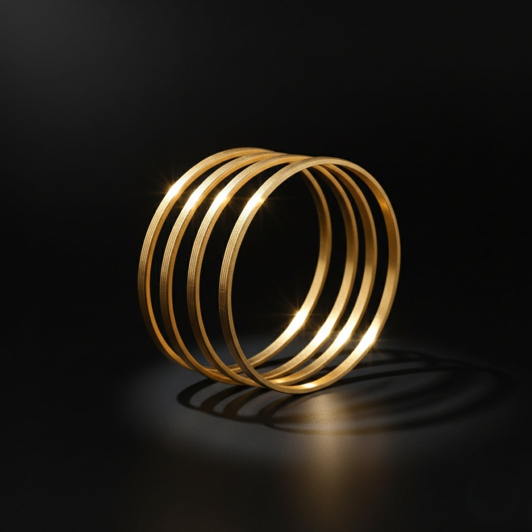 Classic Slim Gold Bangles