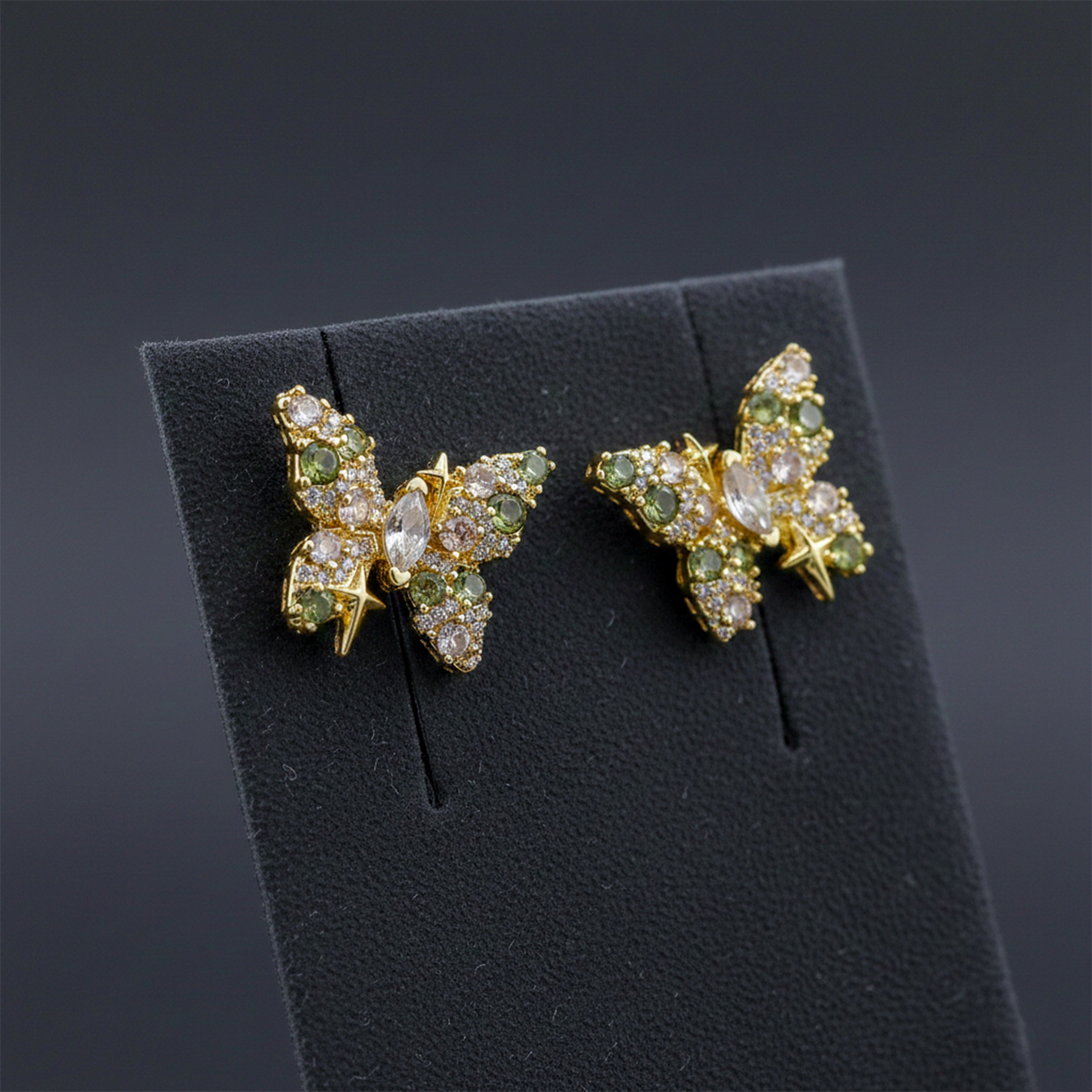 Emerald Flutter Luxe Earrings