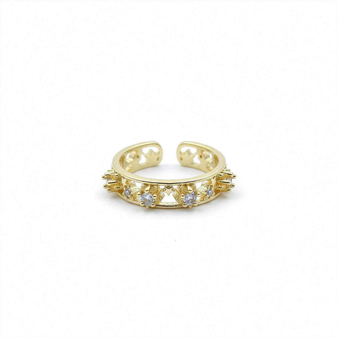 Aurora Sparkle Gold Ring