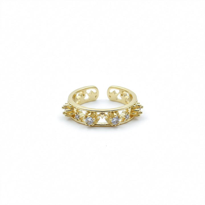 Aurora Sparkle Gold Ring