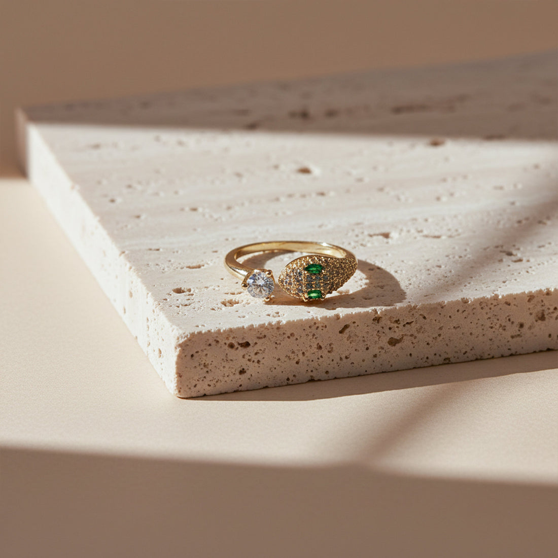 Venom Luxe Diamond Snake Ring