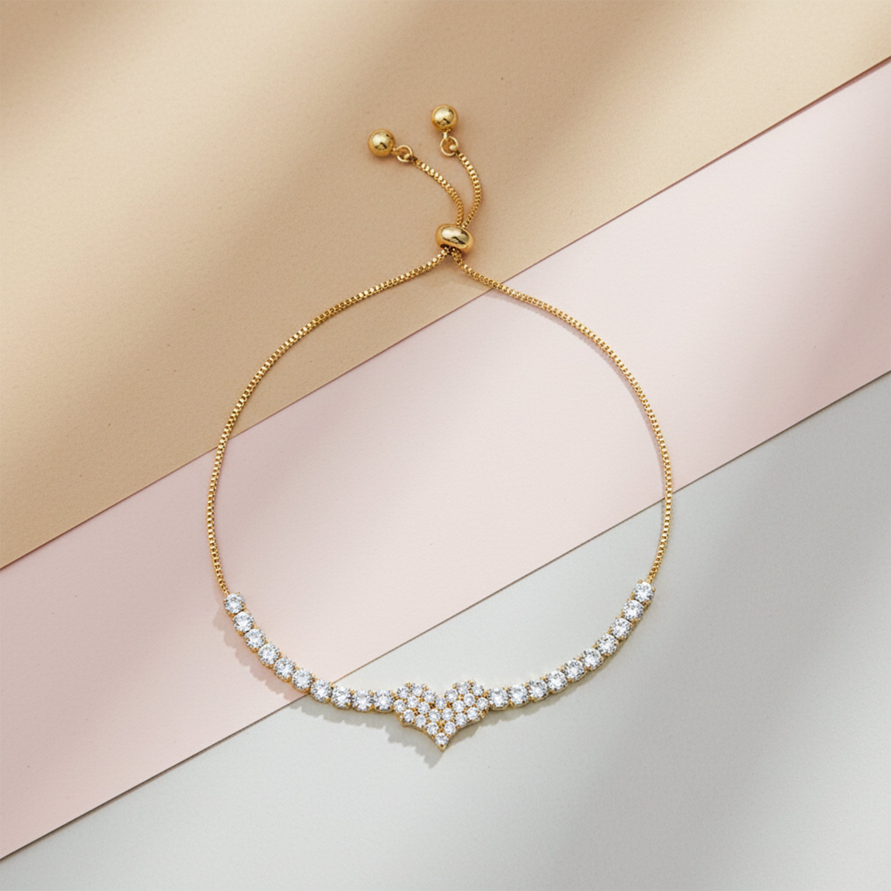 Dazzle Crown Zircon Bracelet