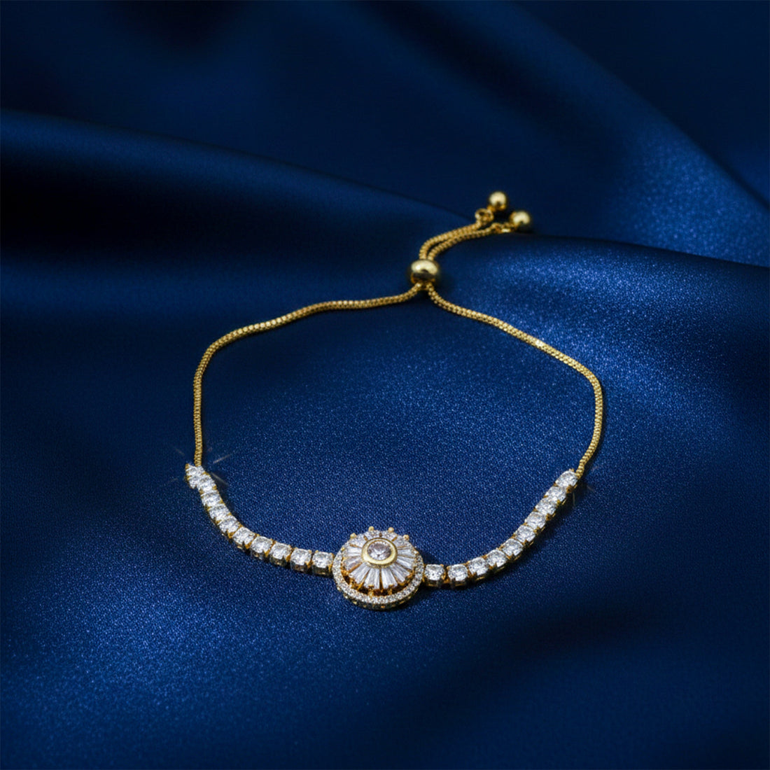 Luxe Orbit Zircon Bracelet