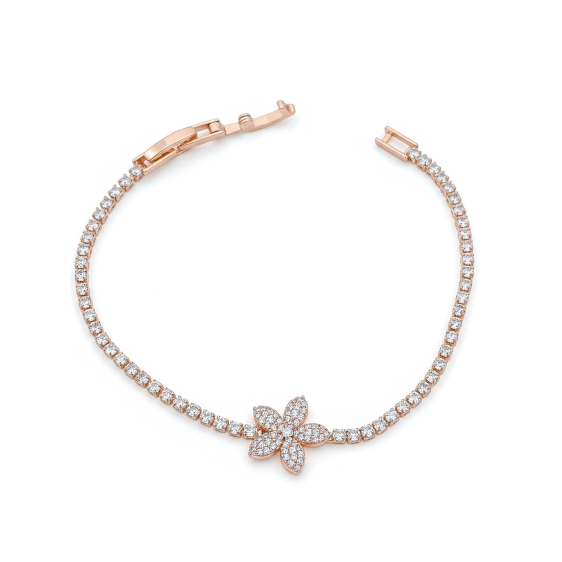 Flora Royale Diamond Tennis Bracelet