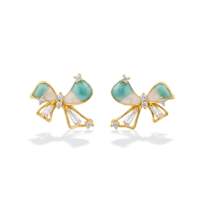 Velour Bow Radiance Earrings