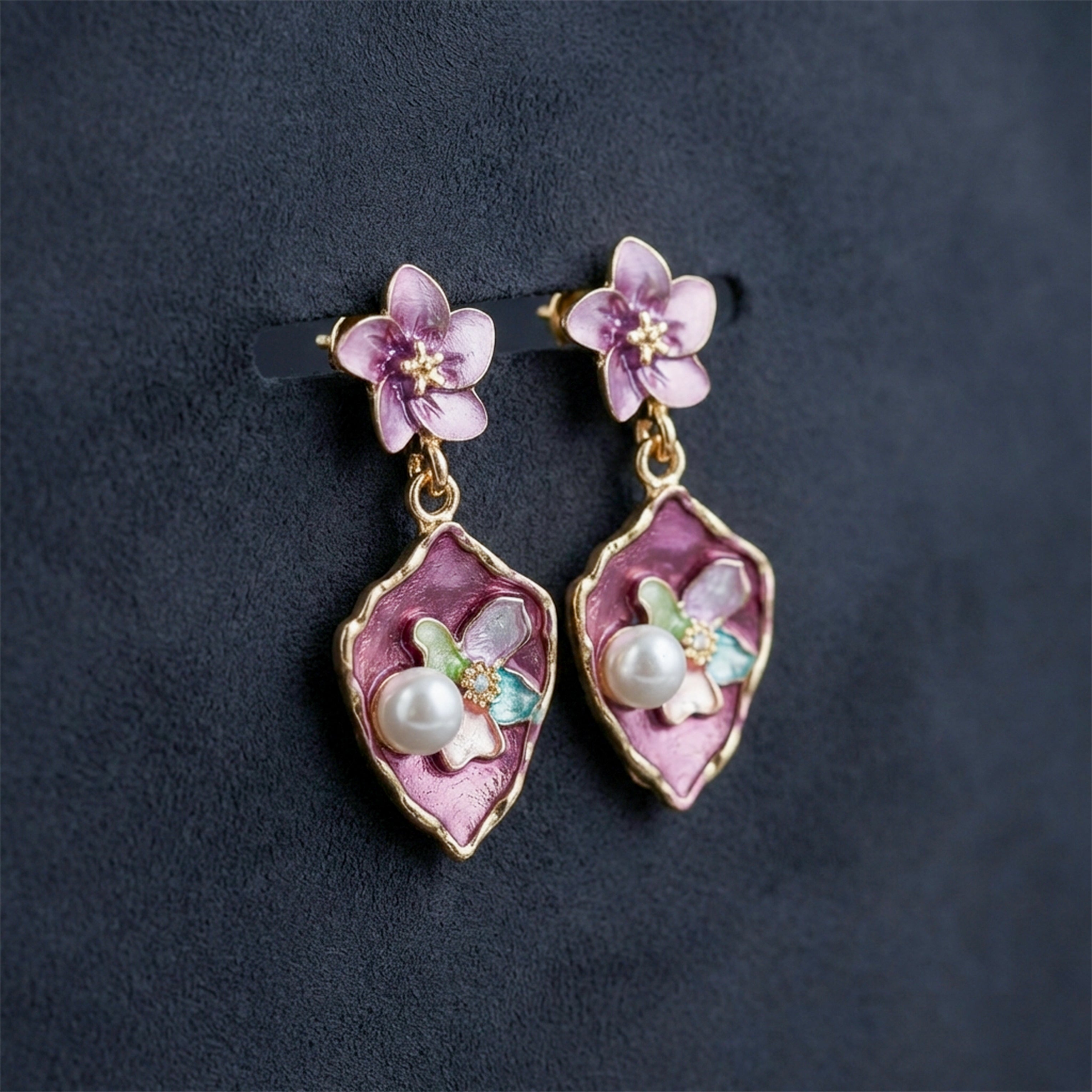 Amethyst Bloom Earrings
