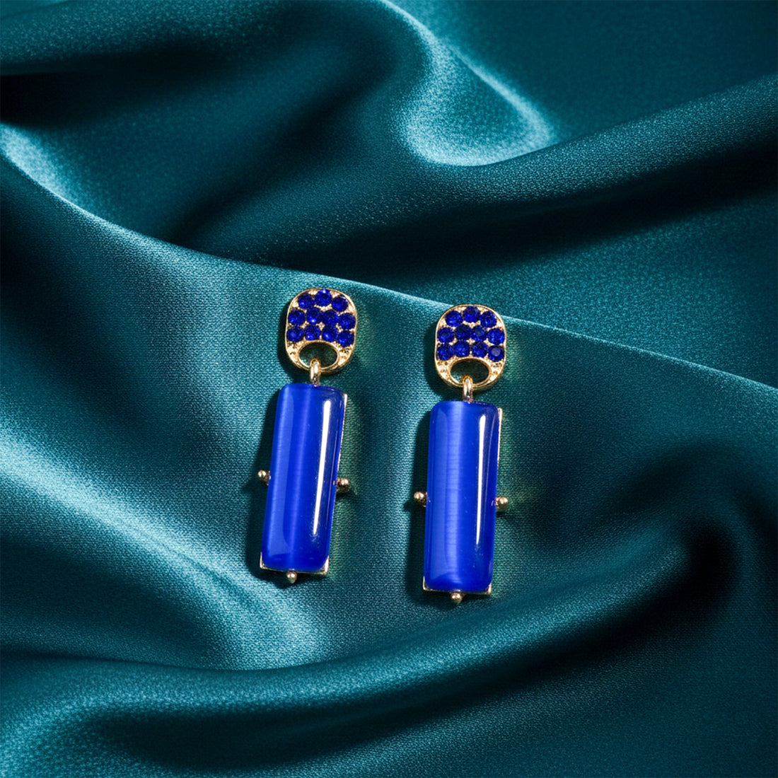 Royal Blue Opulence Earrings
