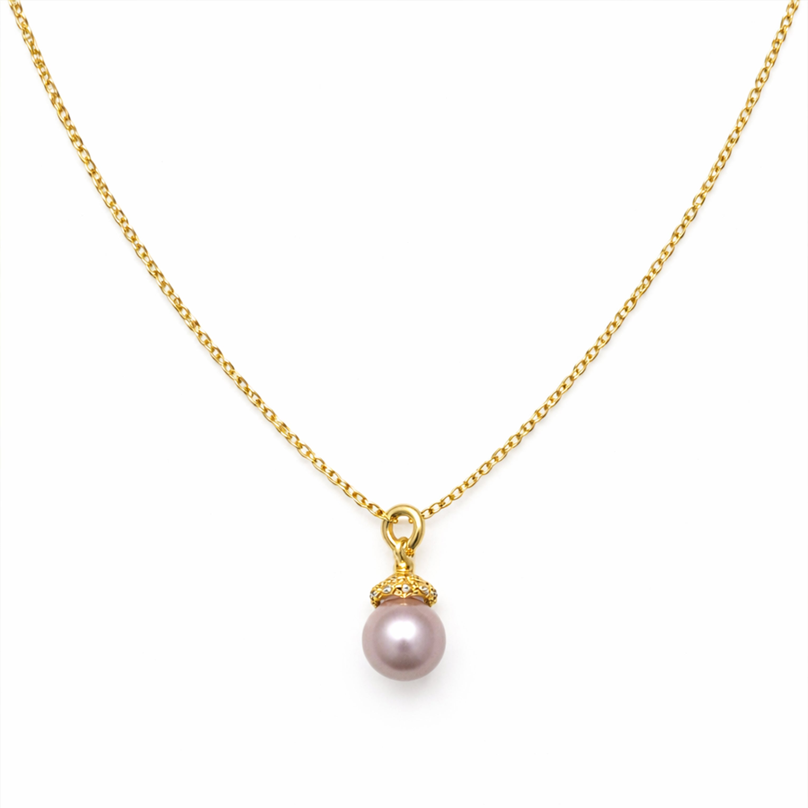 Amore Pearl Heart Necklace