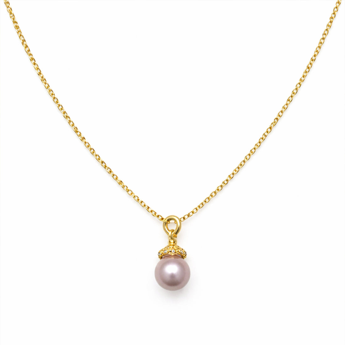 Amore Pearl Heart Necklace