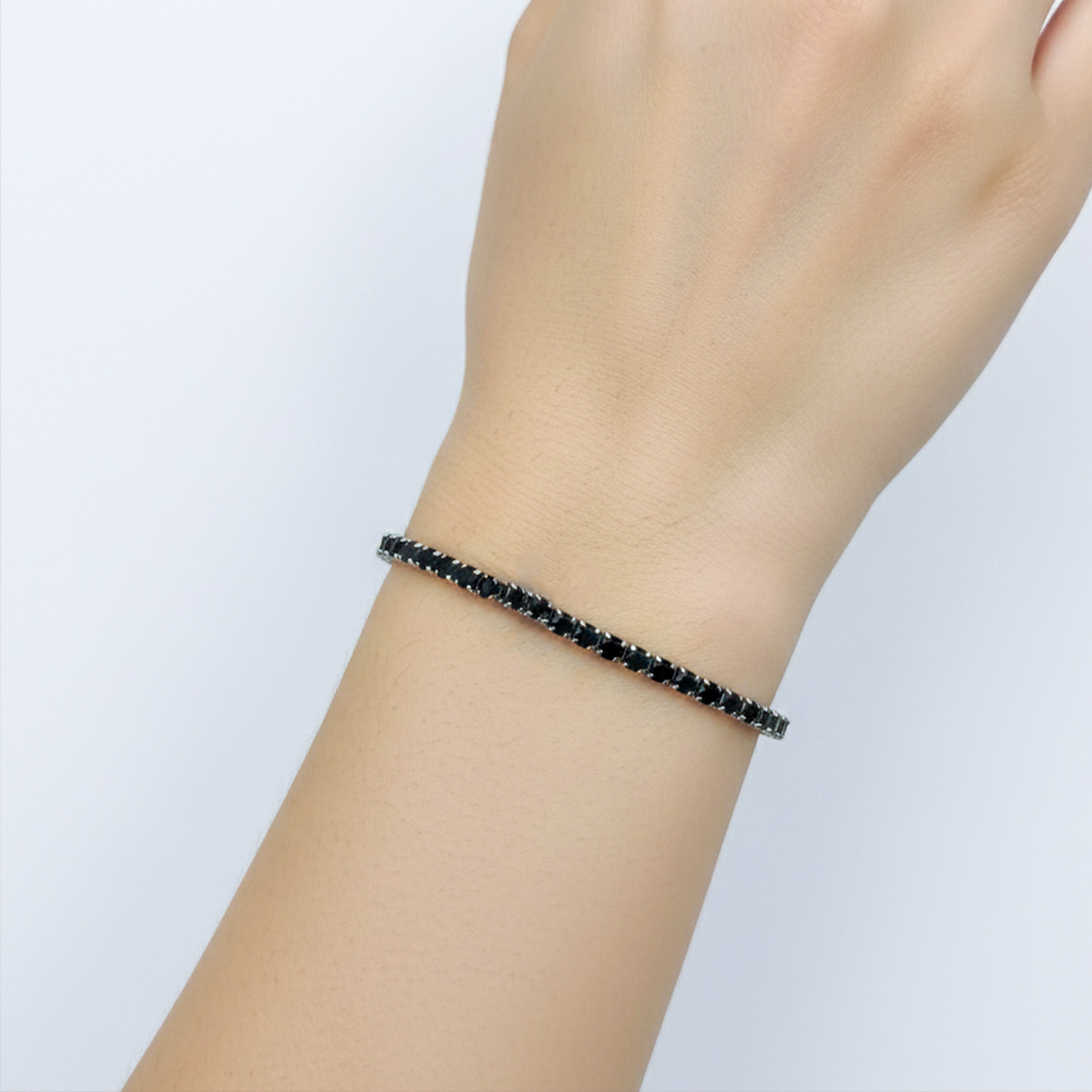 Eclipse Elegance Tennis Bracelet