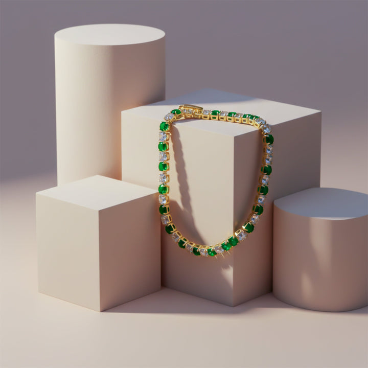 Zenvia Emerald Glow Bracelet