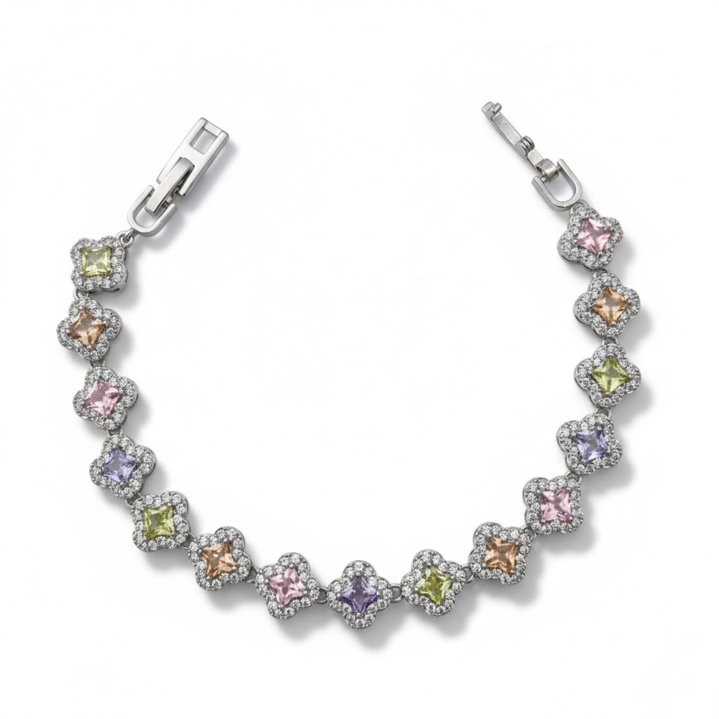 Luxe Petal Diamond Bracelet