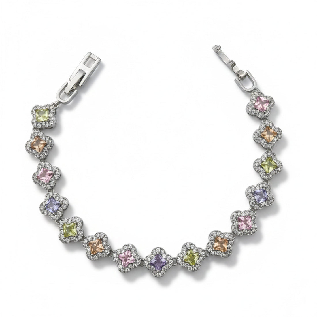 Luxe Petal Diamond Bracelet
