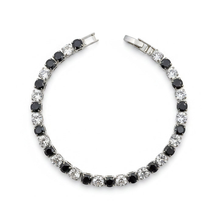 Noir Diamond Elegance Tennis Bracelet