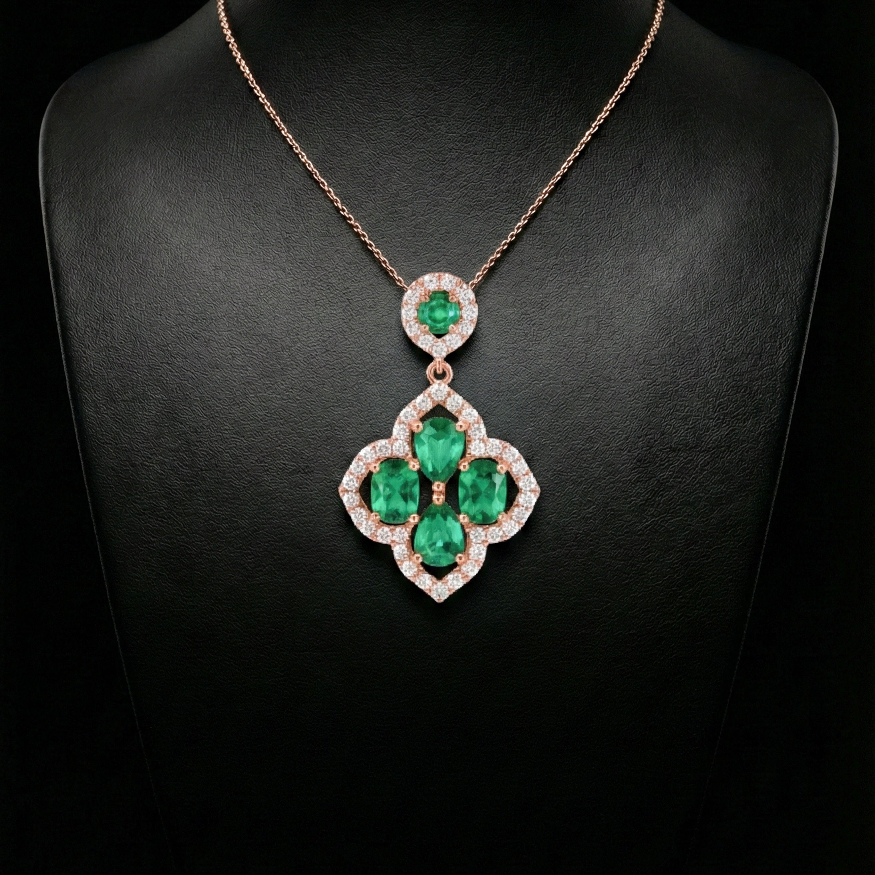 Suhasini Emerald Envy Necklace