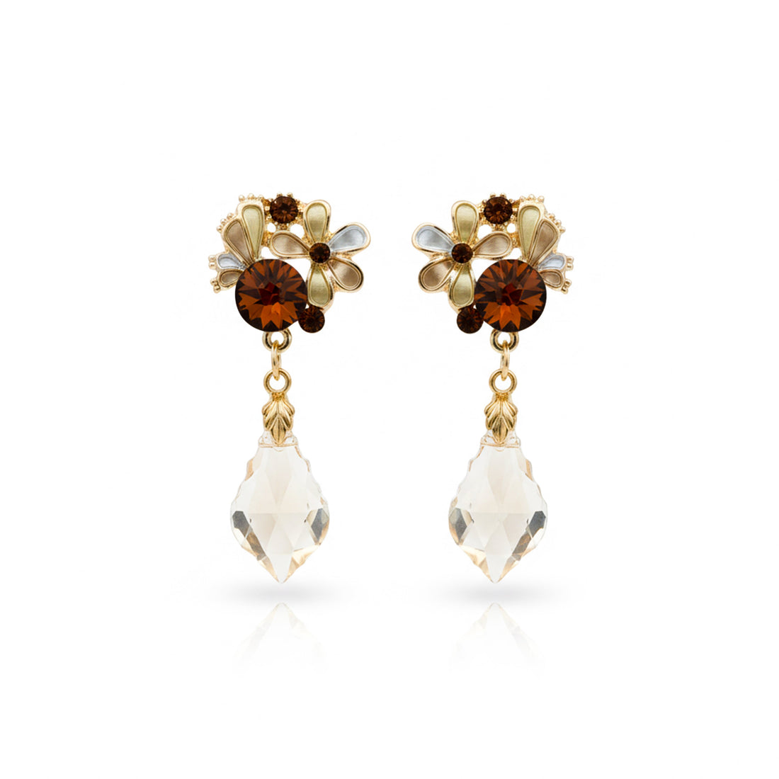 Amber Shine Designer Earrings