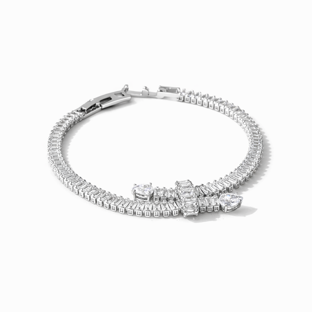 Aurielle Crystal Baguette Bracelet