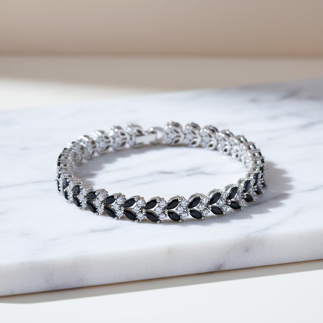 Black Marquise Diamond Luxe Bracelet
