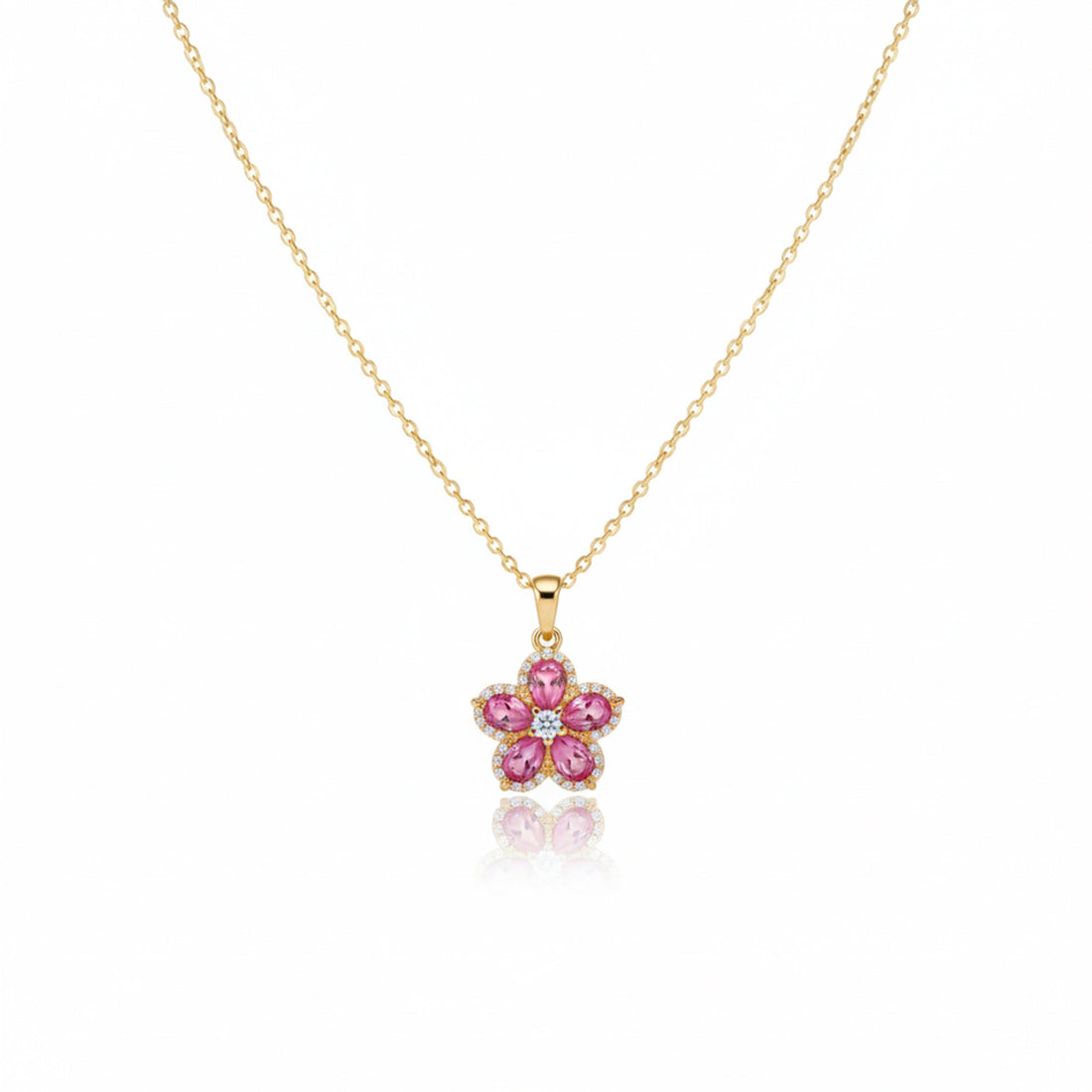 Rose Bloom Luxe Pendant Necklace