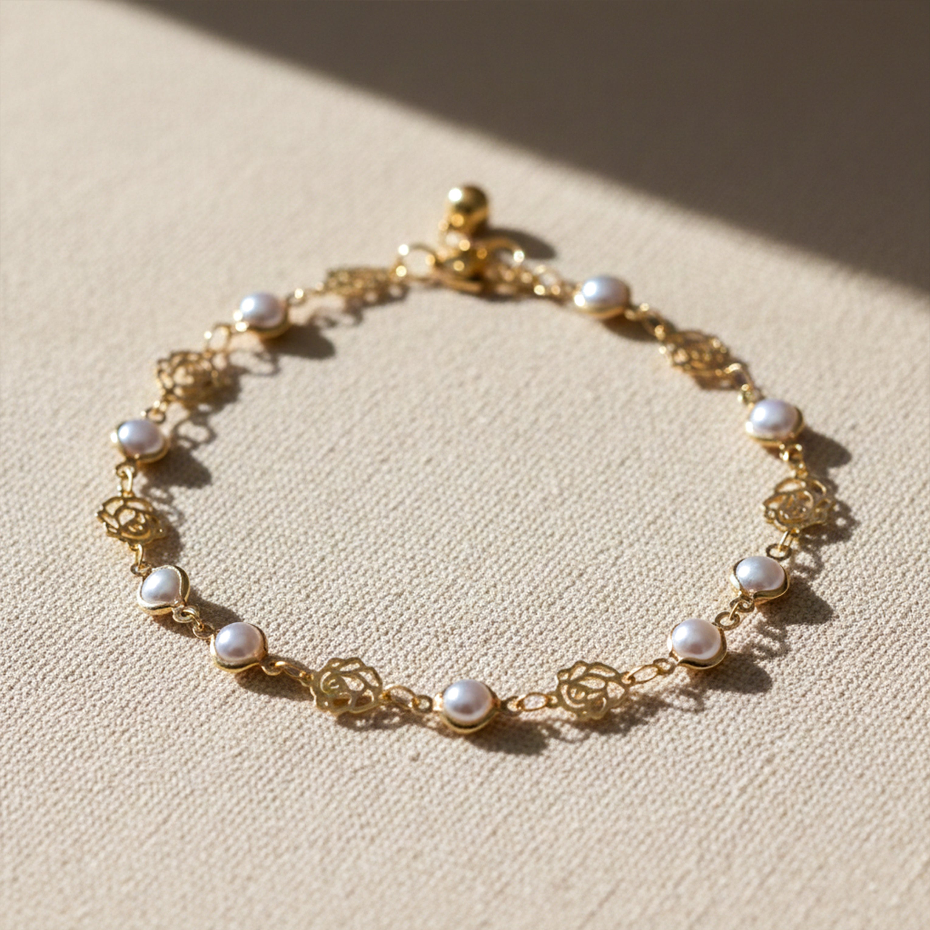 Opaline Luxe Pearl Anklet