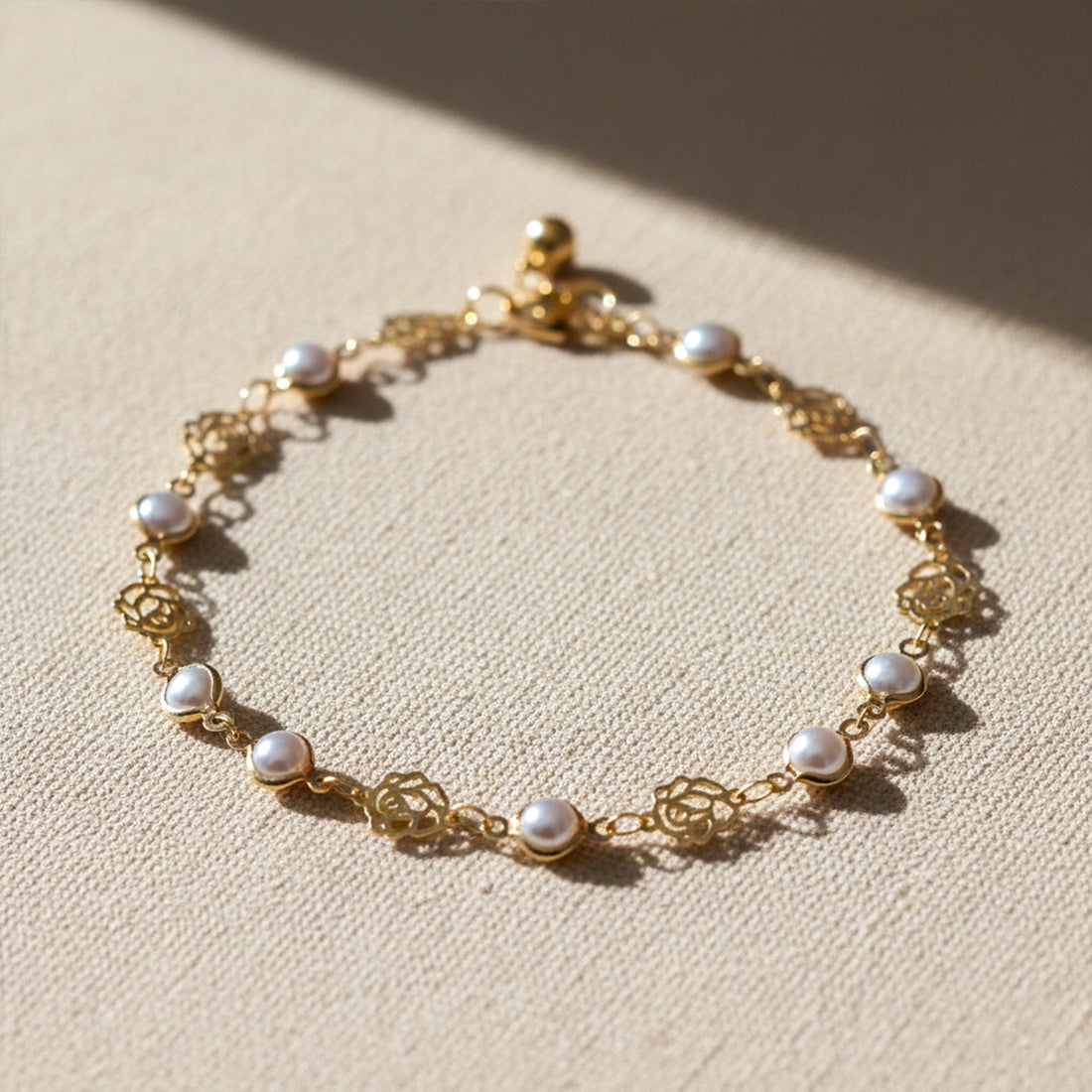 Opaline Luxe Pearl Anklet