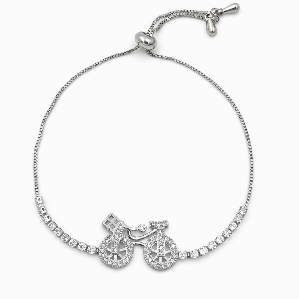 Silver Cycle Elegance Bracelet