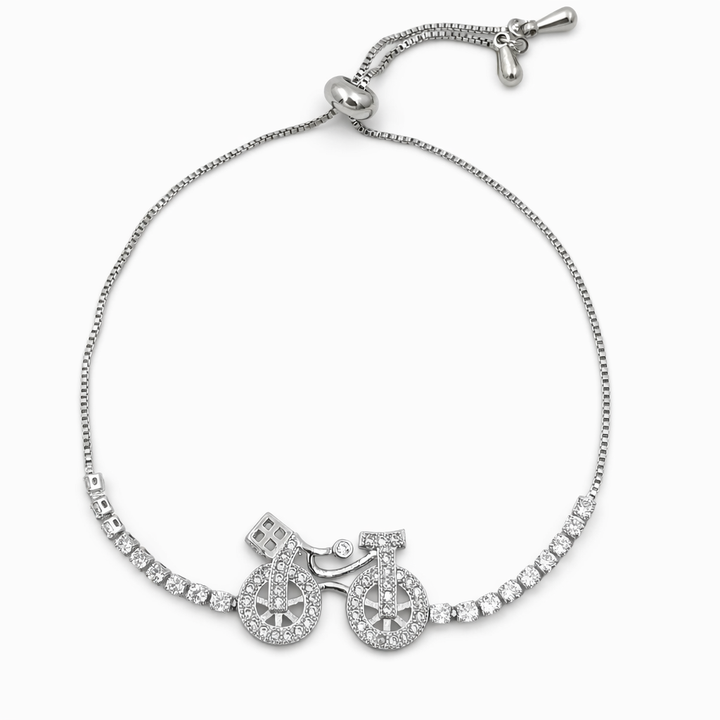 Silver Cycle Elegance Bracelet