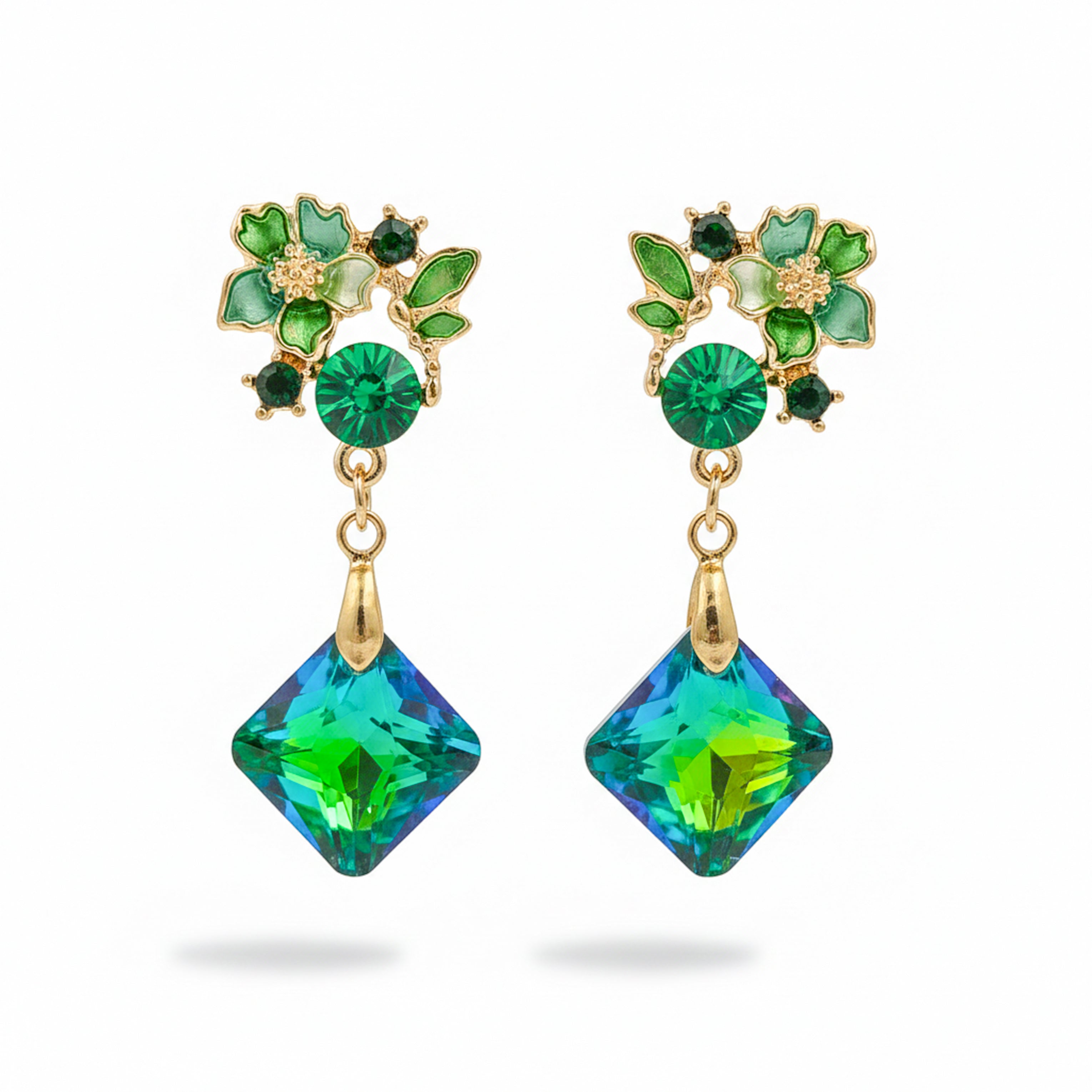 Velvet Emerald Luxe Earrings