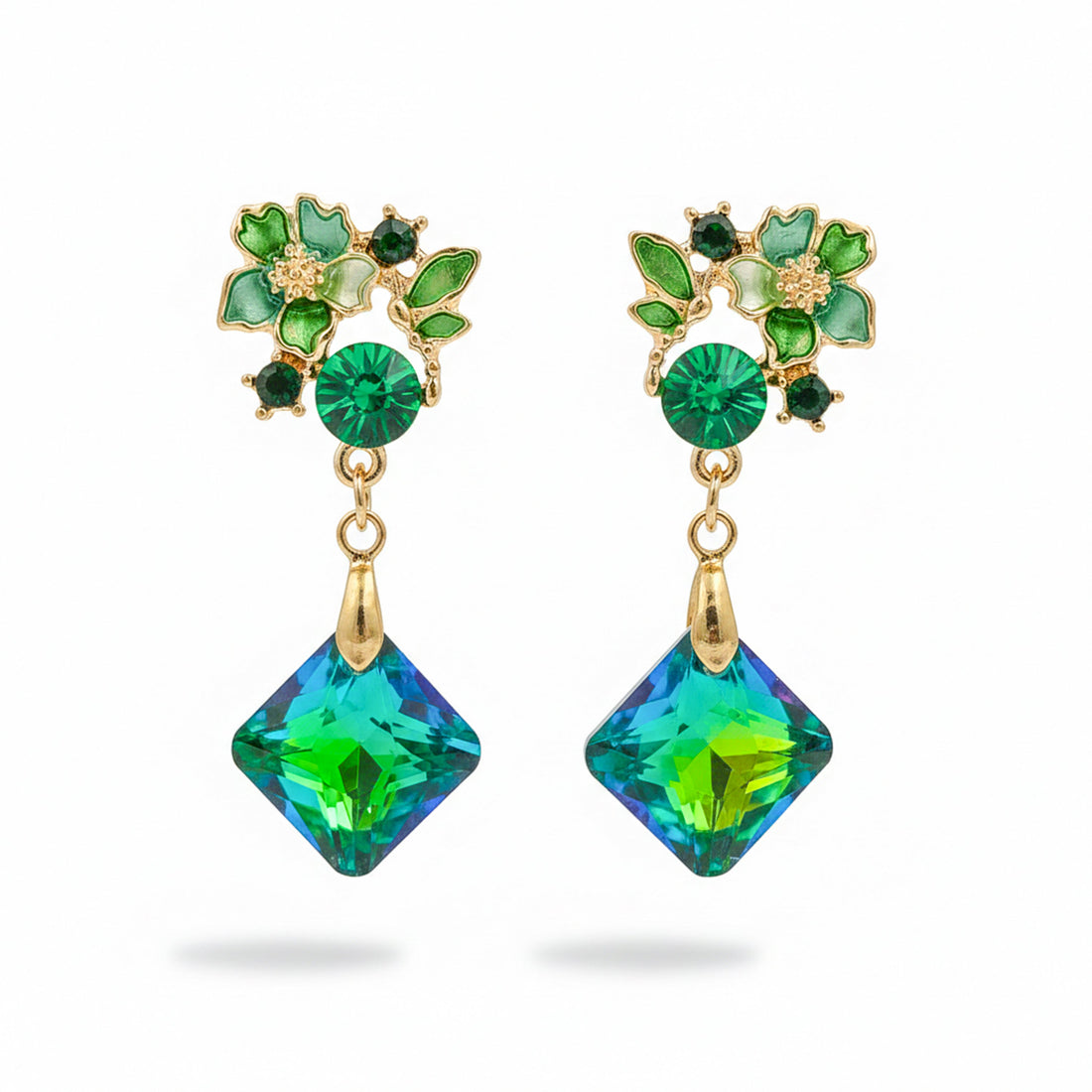 Velvet Emerald Luxe Earrings