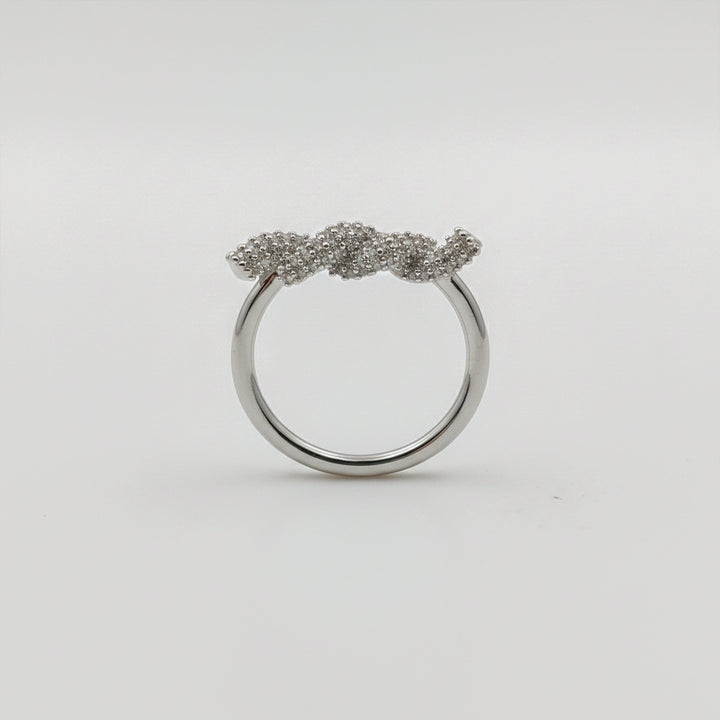 Wave Zircon Ring