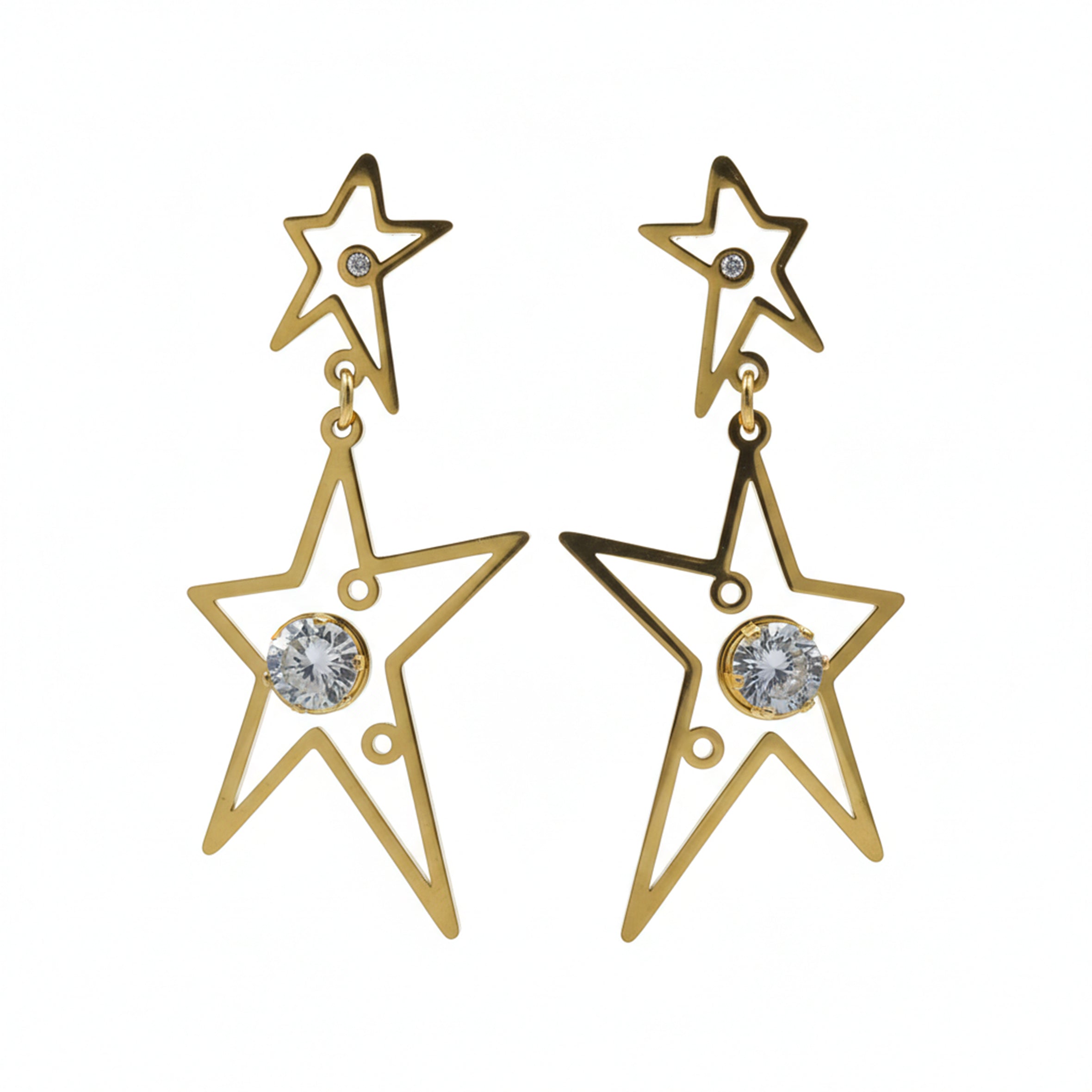 Galaxy Star Dangle Earrings