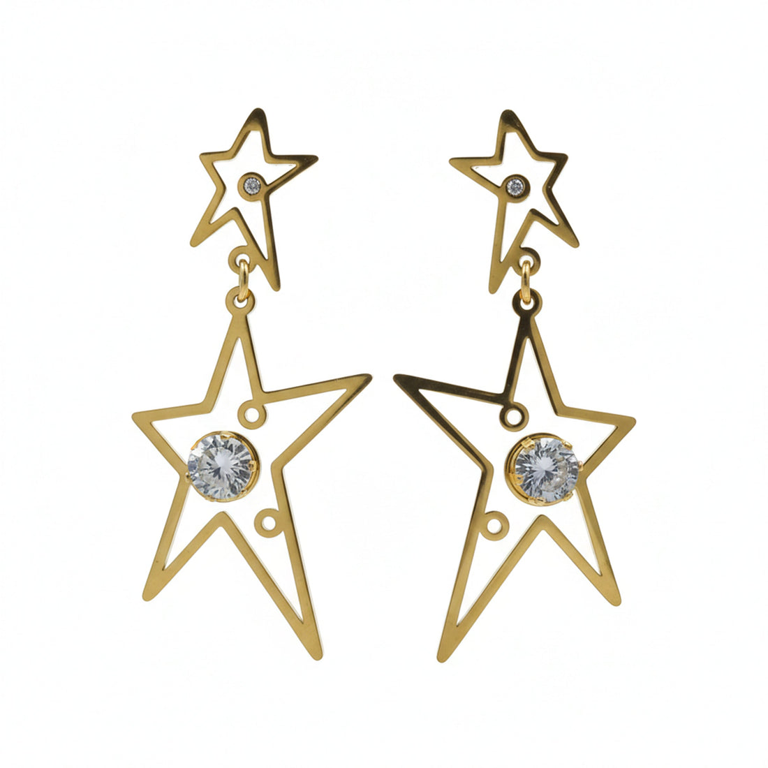 Galaxy Star Dangle Earrings