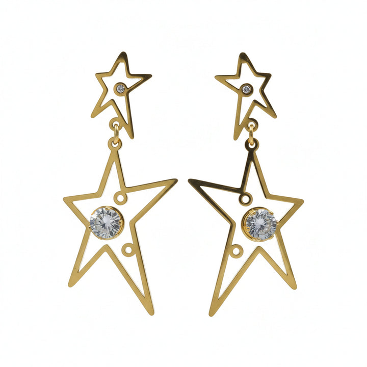 Galaxy Star Dangle Earrings