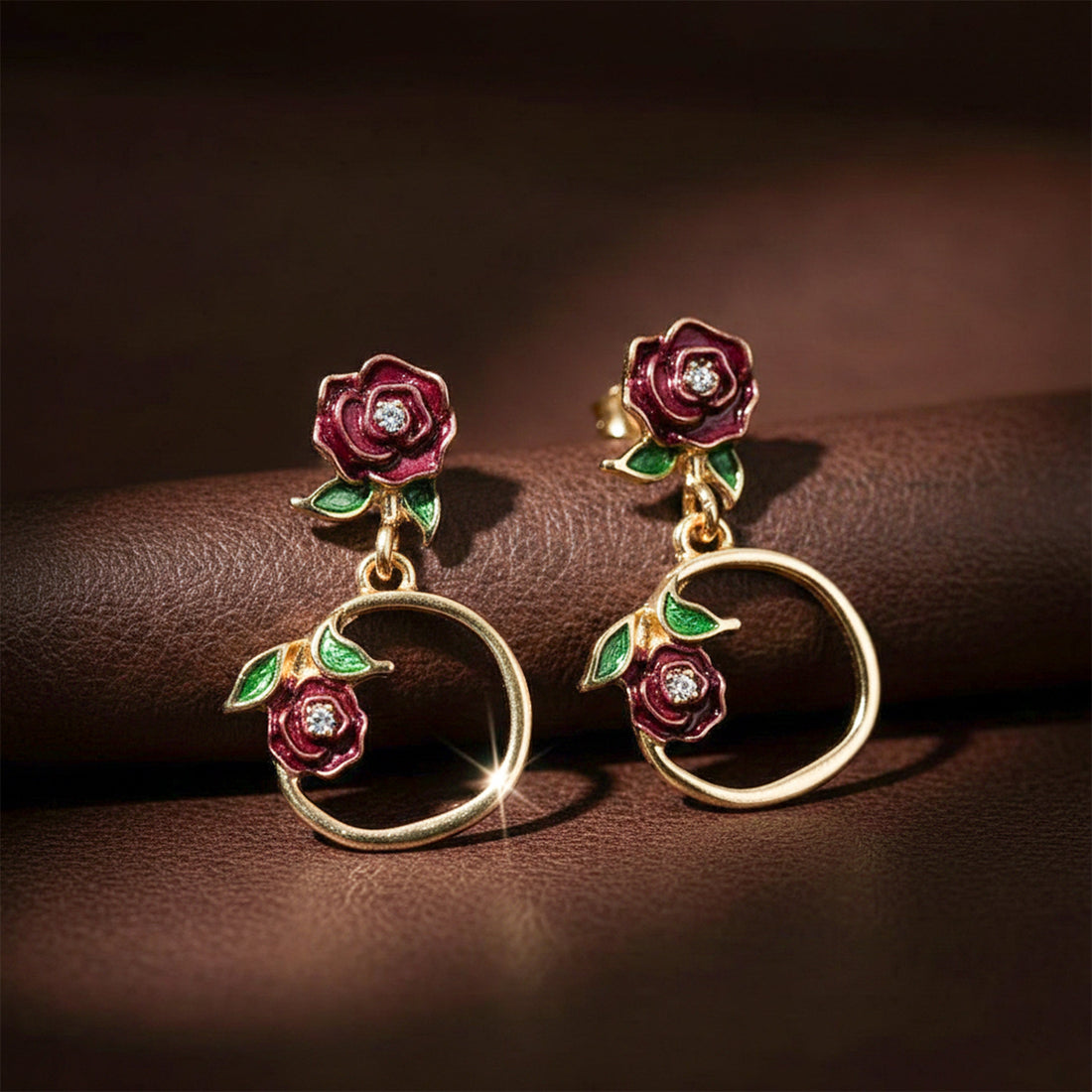 Rose Loop Luxe Earrings