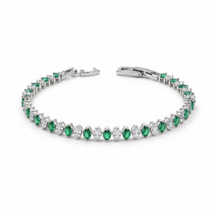 Elite Emerald Spark Tennis Bracelet