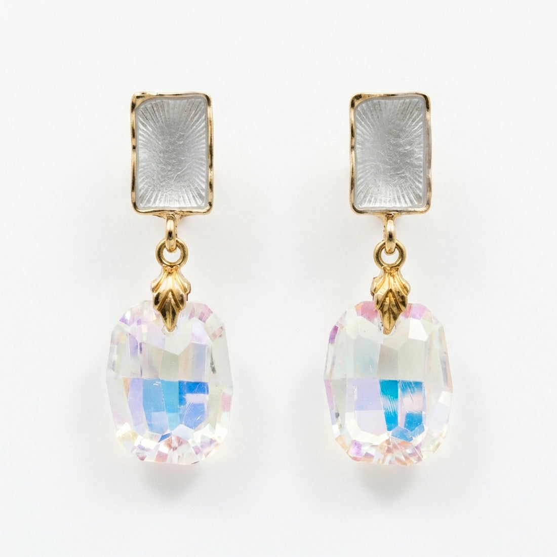 Iridesa Crystal Drop Earrings