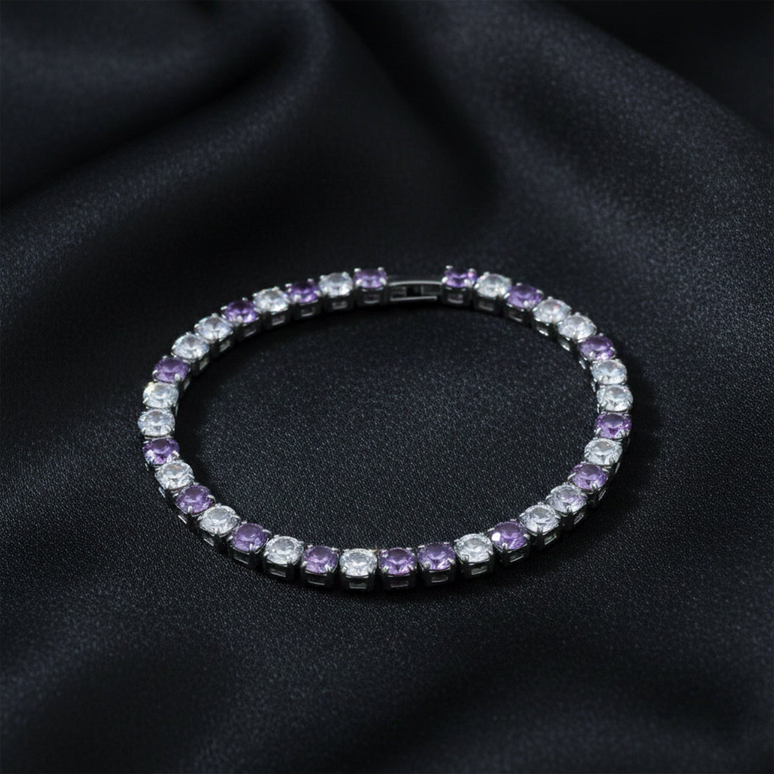 Velvet Purple Luxe Tennis Bracelet