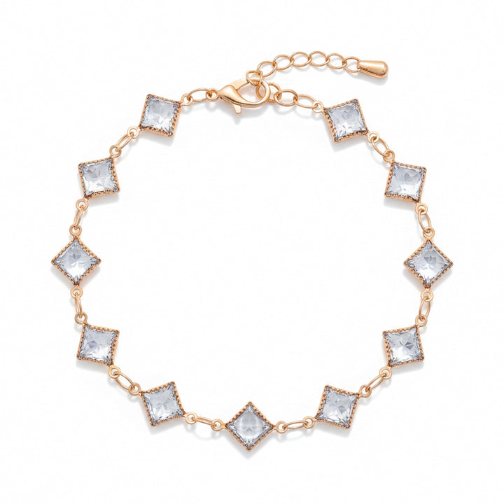 Veloura Geometric Crystal Bracelet