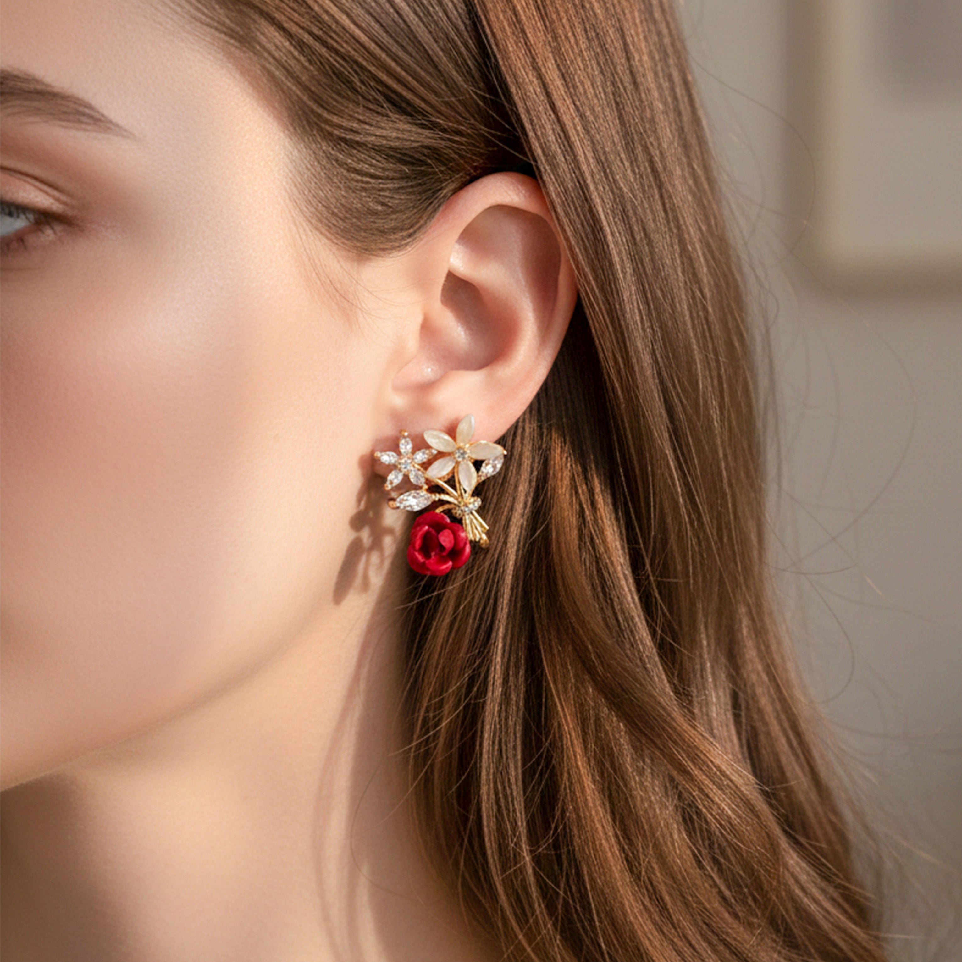 Roselle Luxe Bloom Earrings
