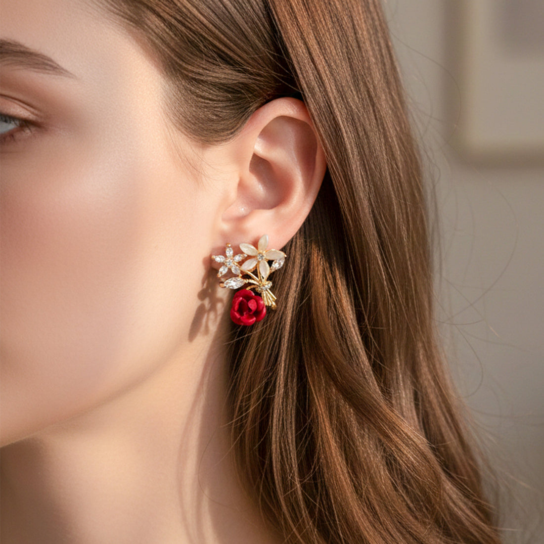 Roselle Luxe Bloom Earrings