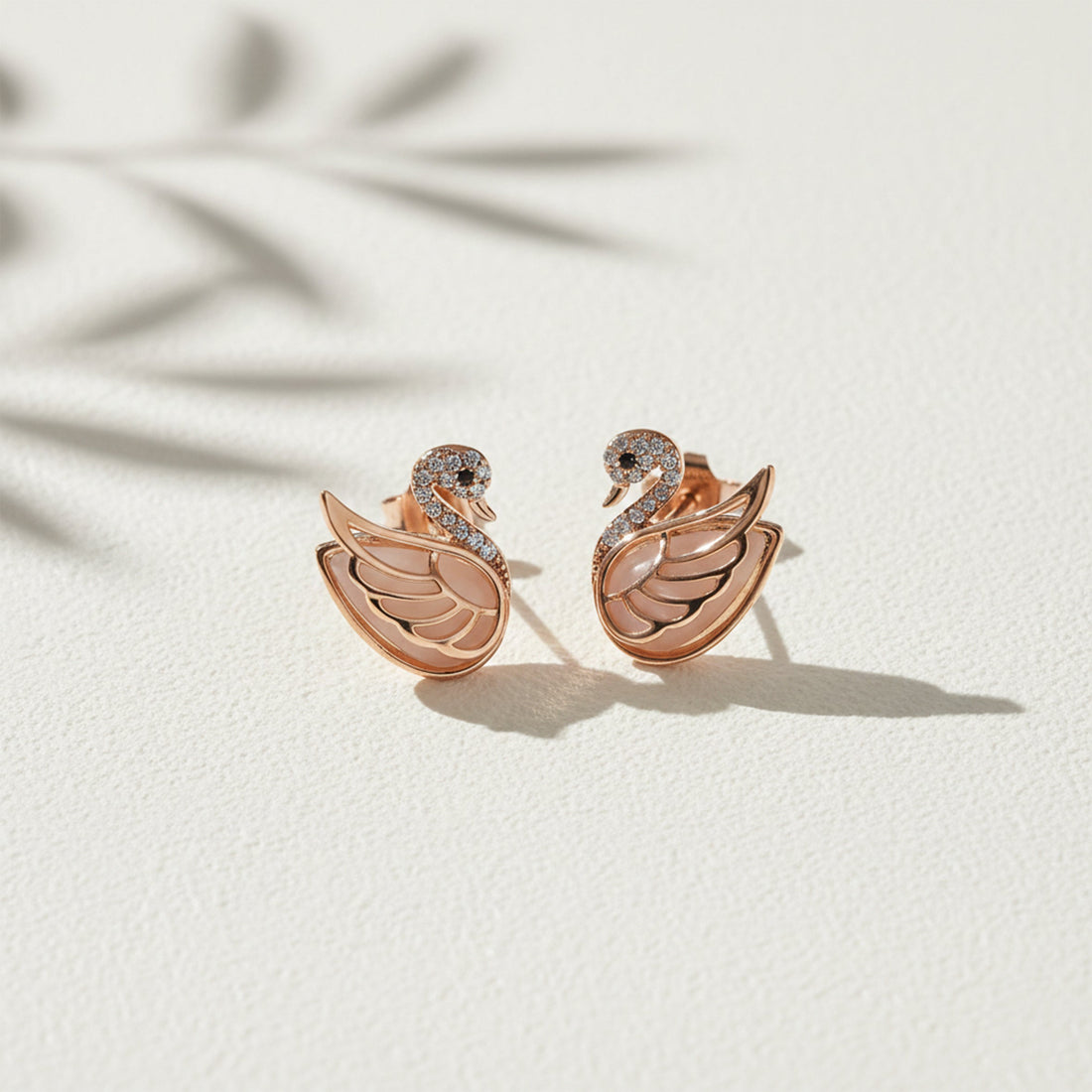 Aurora Grace Swan Earrings